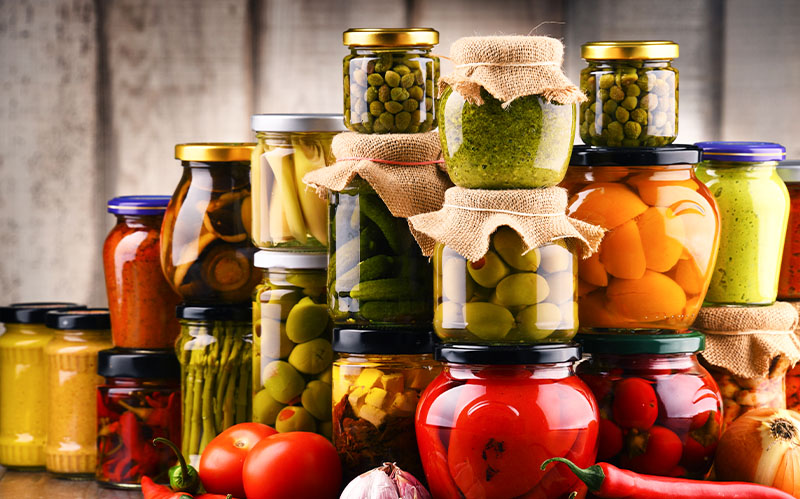 Preparation of seasonings and pickled products